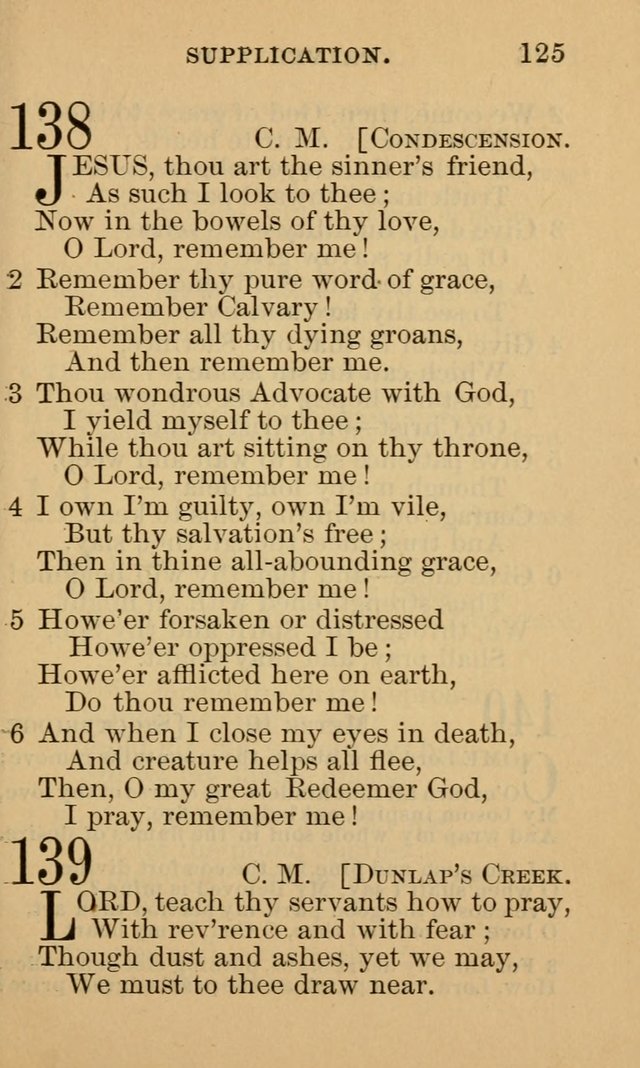A Collection of Psalms and Hymns: suited to the various occasions of public worship and private devotion page 125