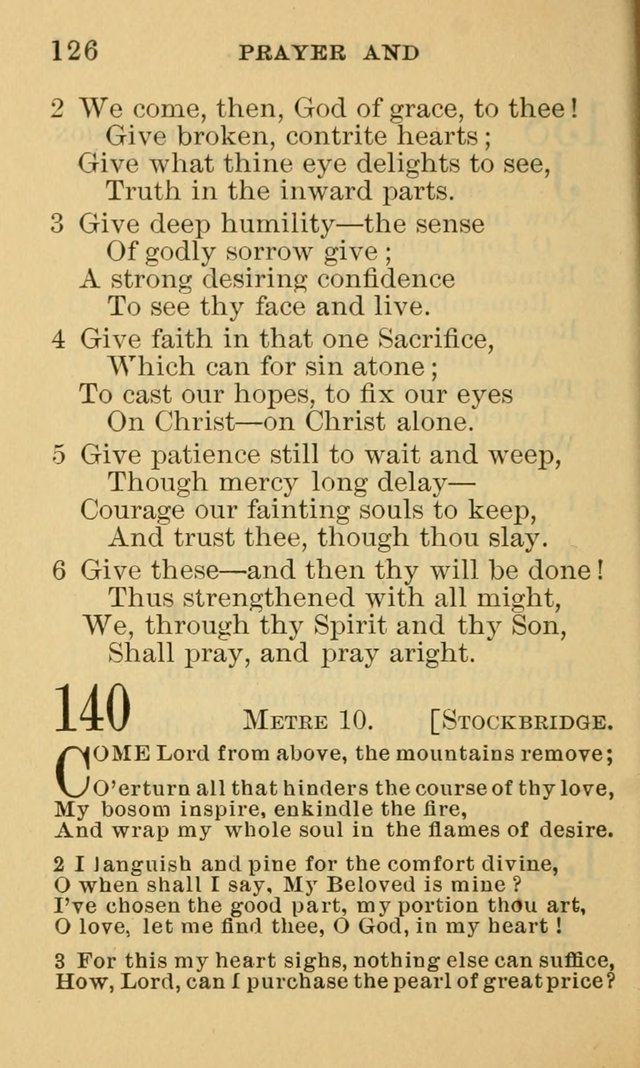 A Collection of Psalms and Hymns: suited to the various occasions of public worship and private devotion page 126