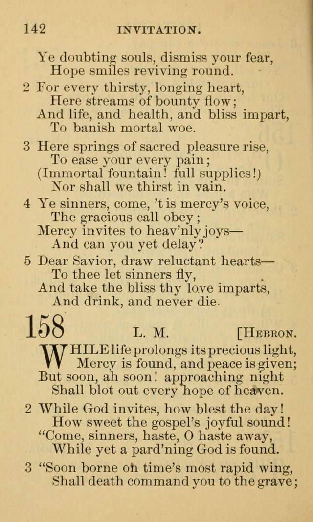 A Collection of Psalms and Hymns: suited to the various occasions of public worship and private devotion page 142