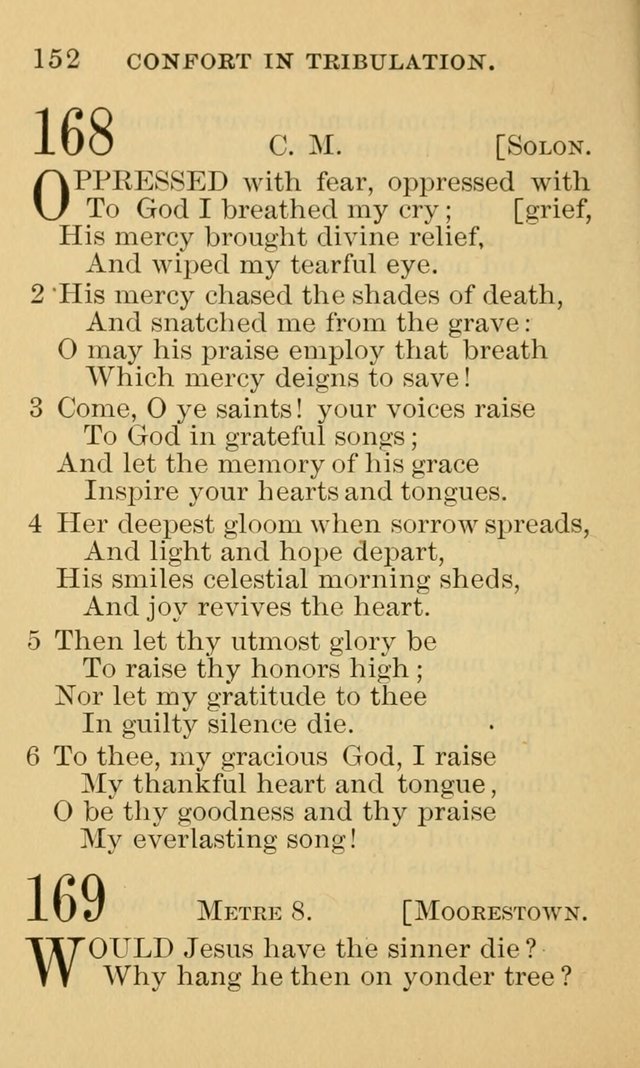 A Collection of Psalms and Hymns: suited to the various occasions of public worship and private devotion page 152