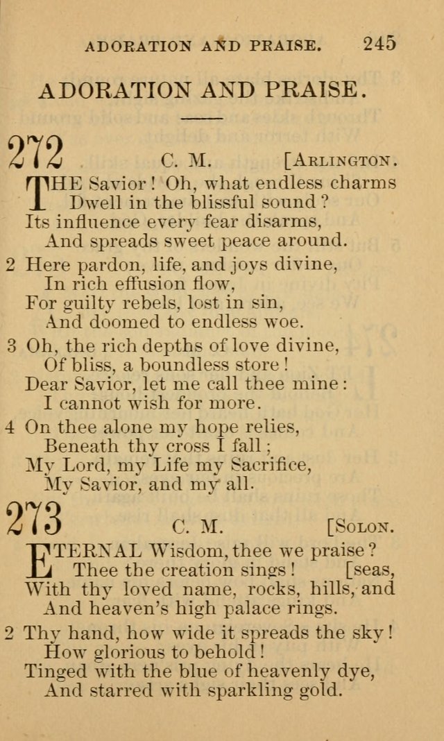 A Collection of Psalms and Hymns: suited to the various occasions of public worship and private devotion page 245