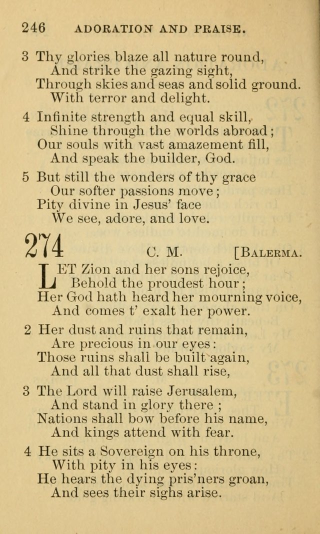 A Collection of Psalms and Hymns: suited to the various occasions of public worship and private devotion page 246