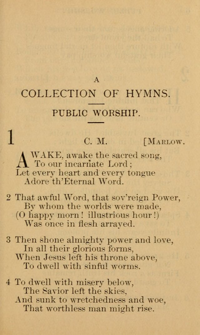 A Collection of Psalms and Hymns: suited to the various occasions of public worship and private devotion page 5