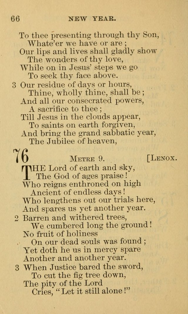 A Collection of Psalms and Hymns: suited to the various occasions of public worship and private devotion page 66