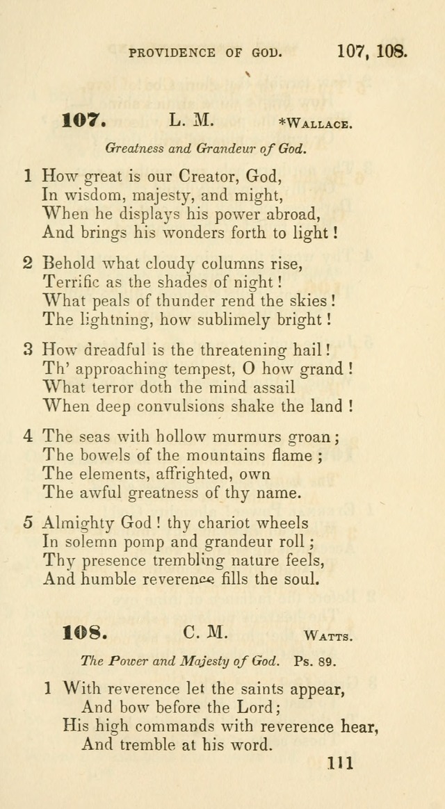 A Collection of Psalms and Hymns for the use of Universalist Societies and Families (13th ed.) page 109