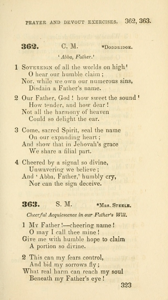 A Collection of Psalms and Hymns for the use of Universalist Societies and Families (13th ed.) page 323