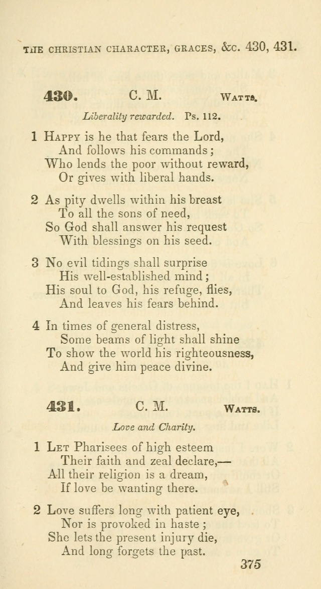 A Collection of Psalms and Hymns for the use of Universalist Societies and Families (13th ed.) page 375