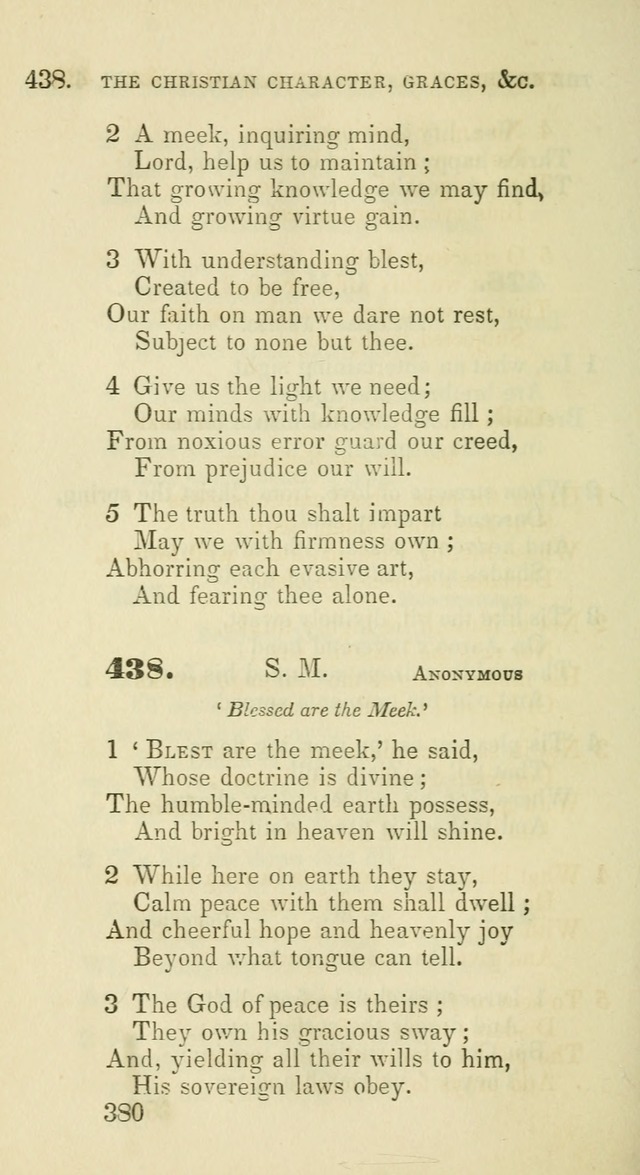 A Collection of Psalms and Hymns for the use of Universalist Societies and Families (13th ed.) page 380