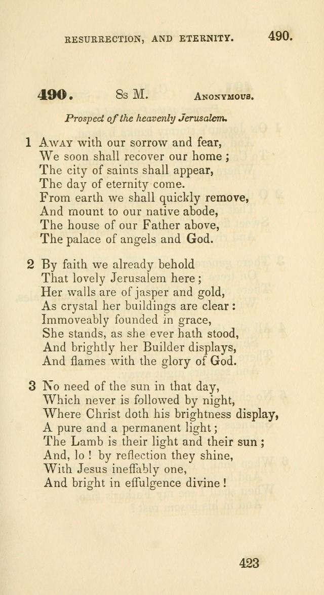 A Collection of Psalms and Hymns for the use of Universalist Societies and Families (13th ed.) page 423