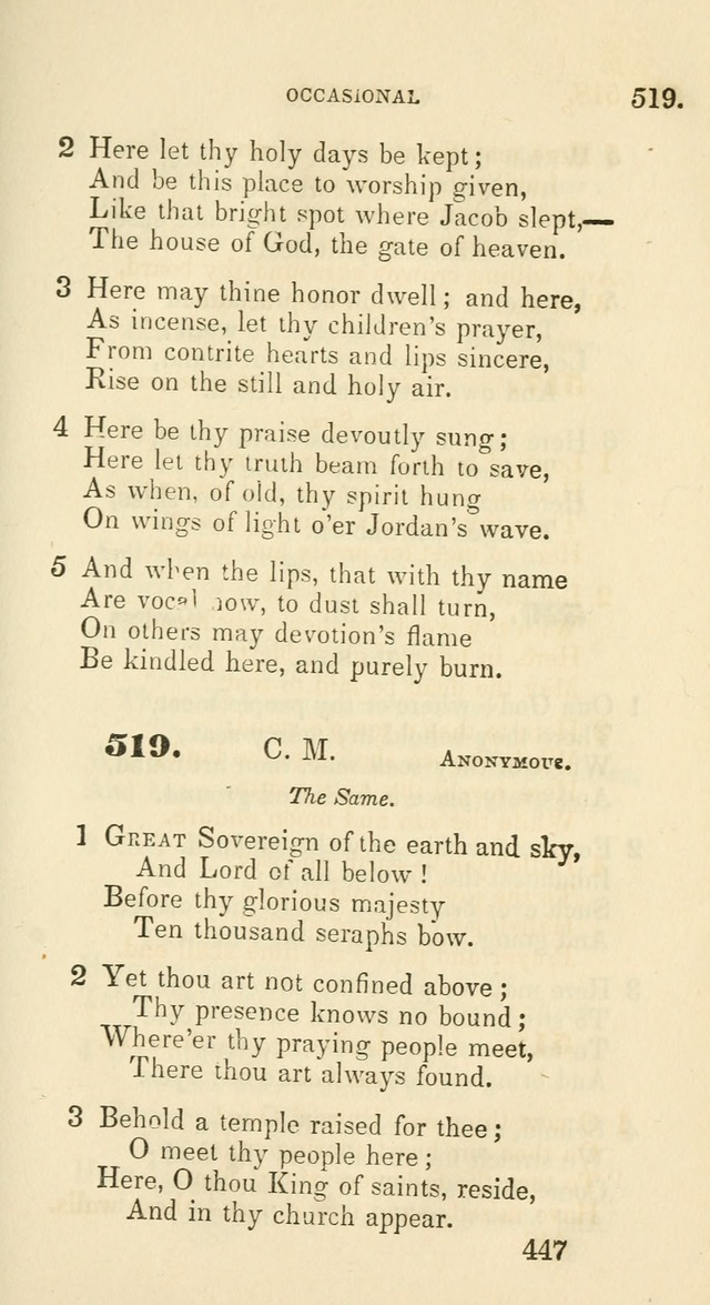 A Collection of Psalms and Hymns for the use of Universalist Societies and Families (13th ed.) page 447