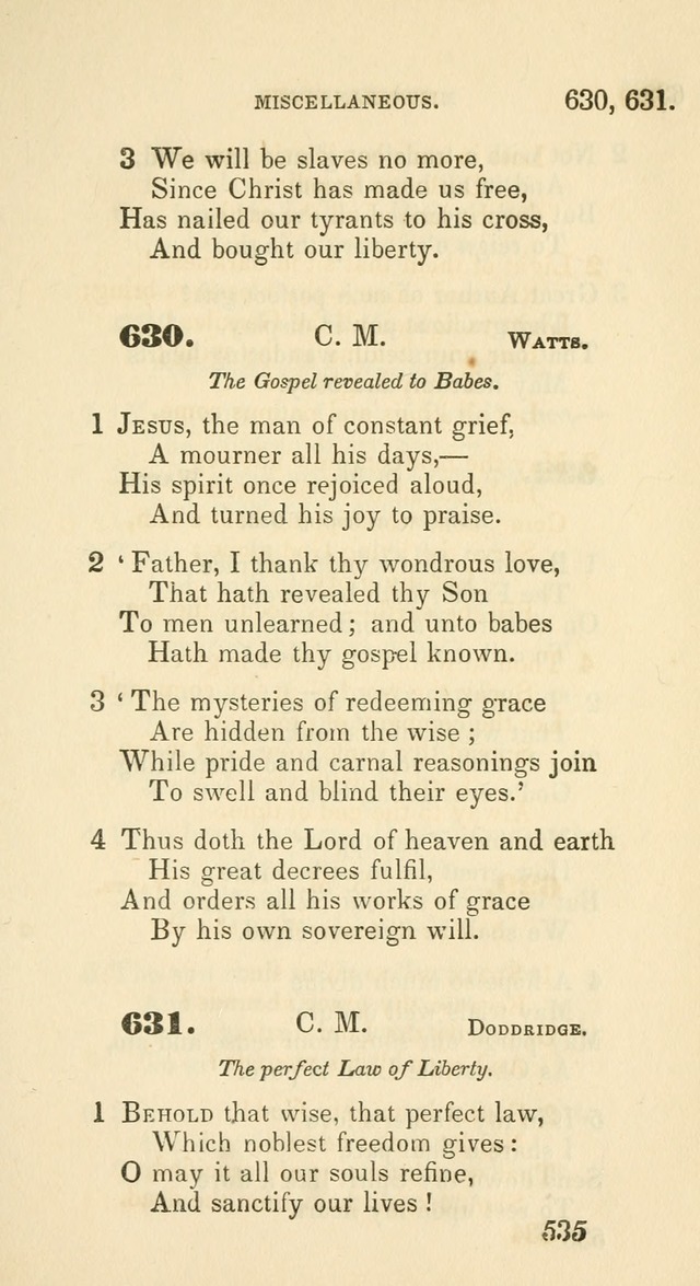 A Collection of Psalms and Hymns for the use of Universalist Societies and Families (13th ed.) page 537