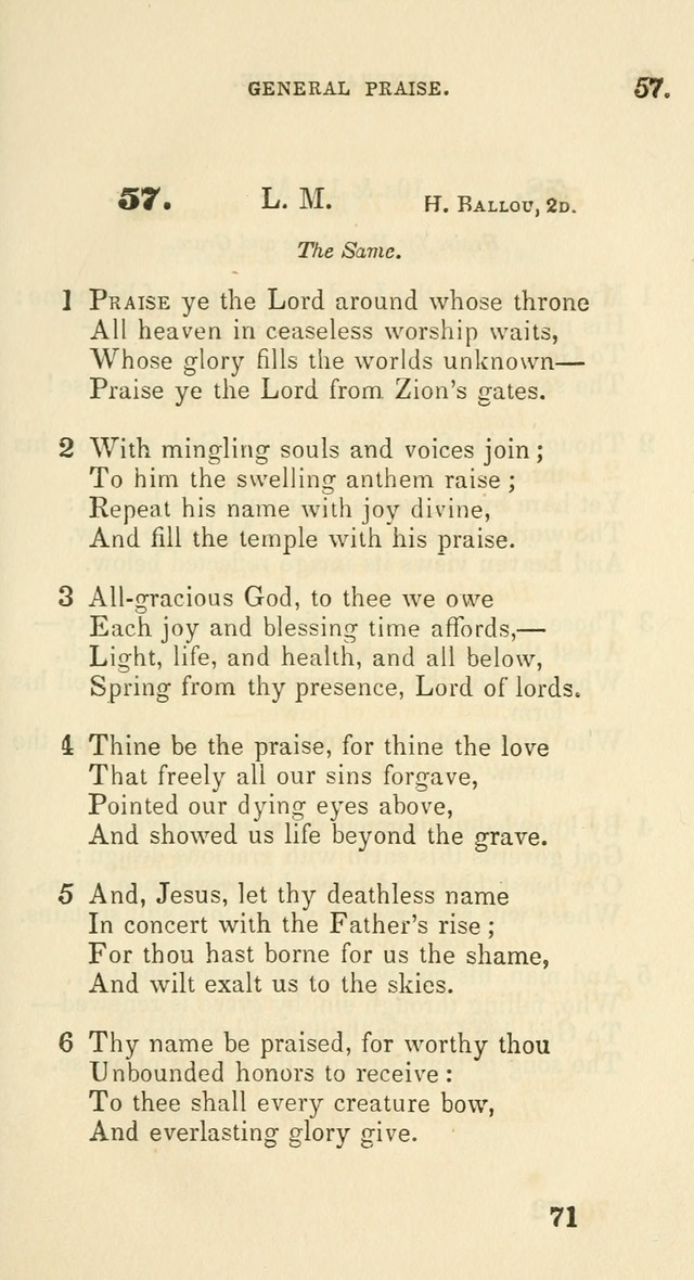 A Collection of Psalms and Hymns for the use of Universalist Societies and Families (13th ed.) page 69