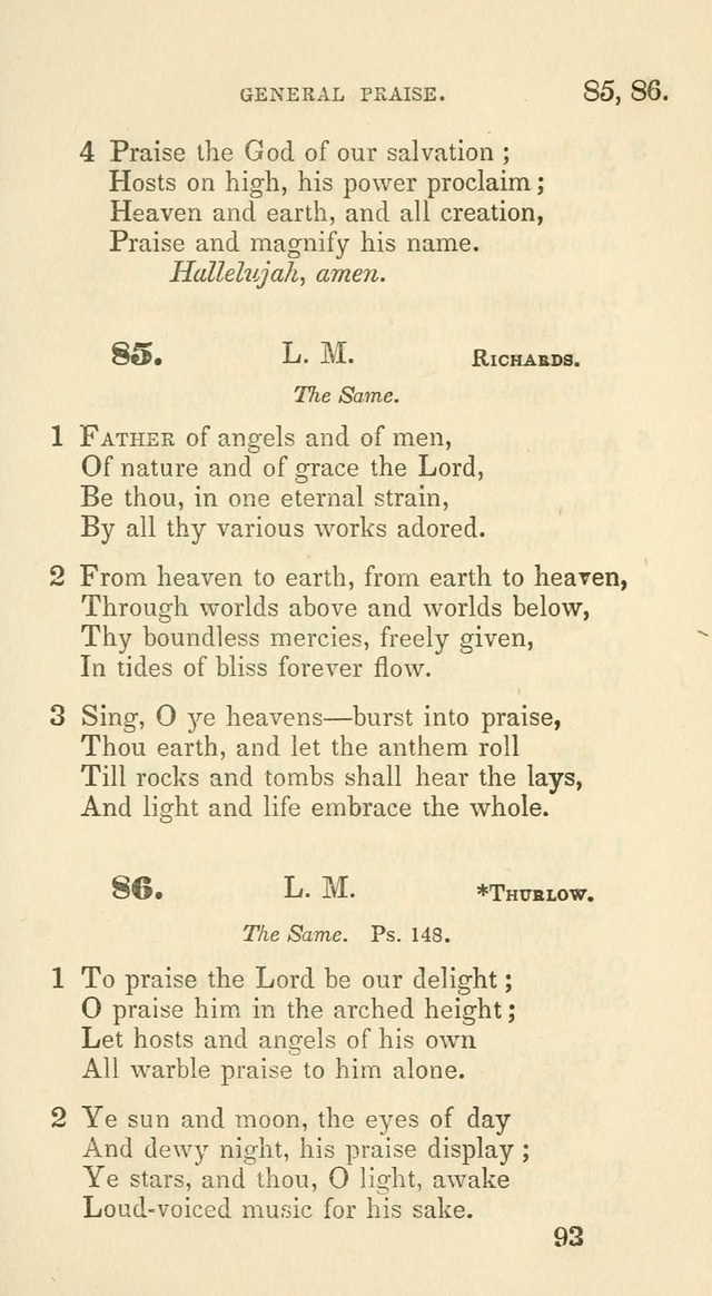 A Collection of Psalms and Hymns for the use of Universalist Societies and Families (13th ed.) page 91