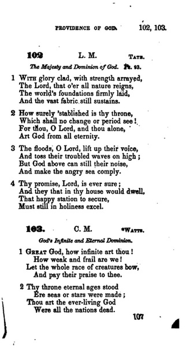 A Collection of Psalms and Hymns for the Use of Universalist Societies and Families 16ed.   page 108