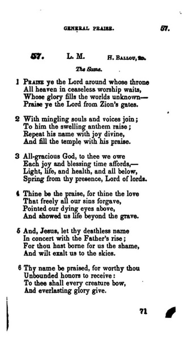 A Collection of Psalms and Hymns for the Use of Universalist Societies and Families 16ed.   page 72