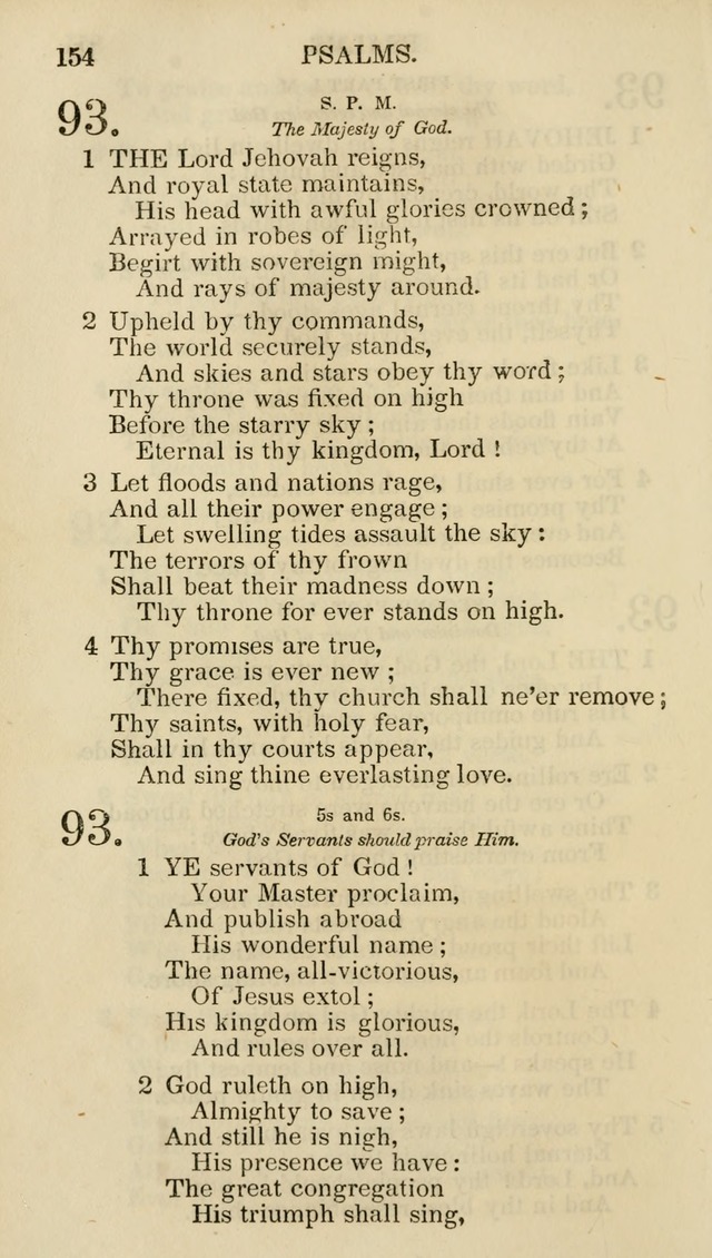 Church Psalmist: or psalms and hymns for the public, social and private use of evangelical Christians (5th ed.) page 156