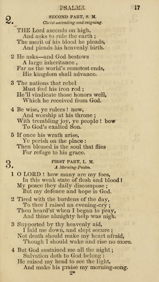 Church Psalmist: or psalms and hymns for the public, social and private use of evangelical Christians (5th ed.) page 19