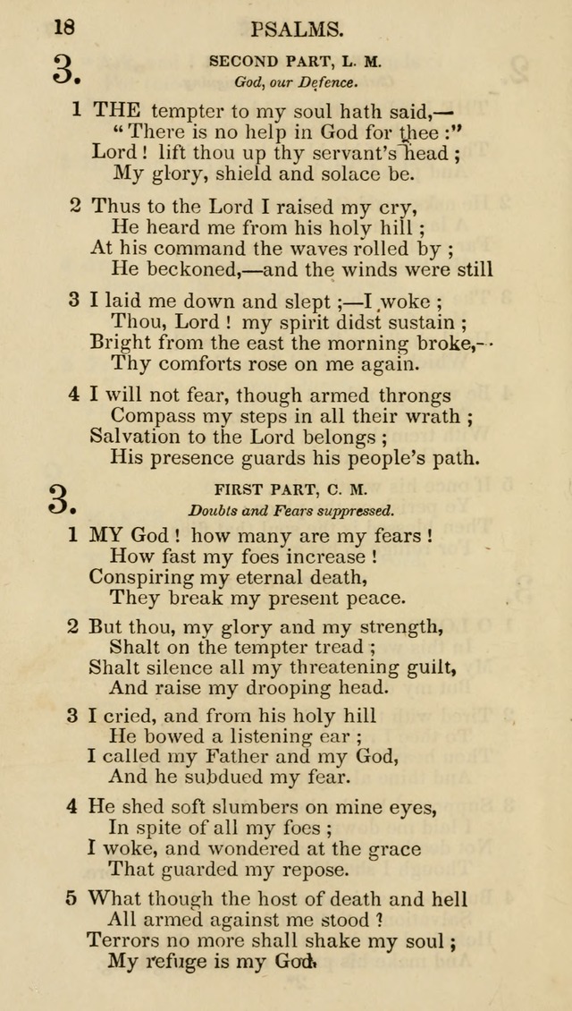 Church Psalmist: or psalms and hymns for the public, social and private use of evangelical Christians (5th ed.) page 20