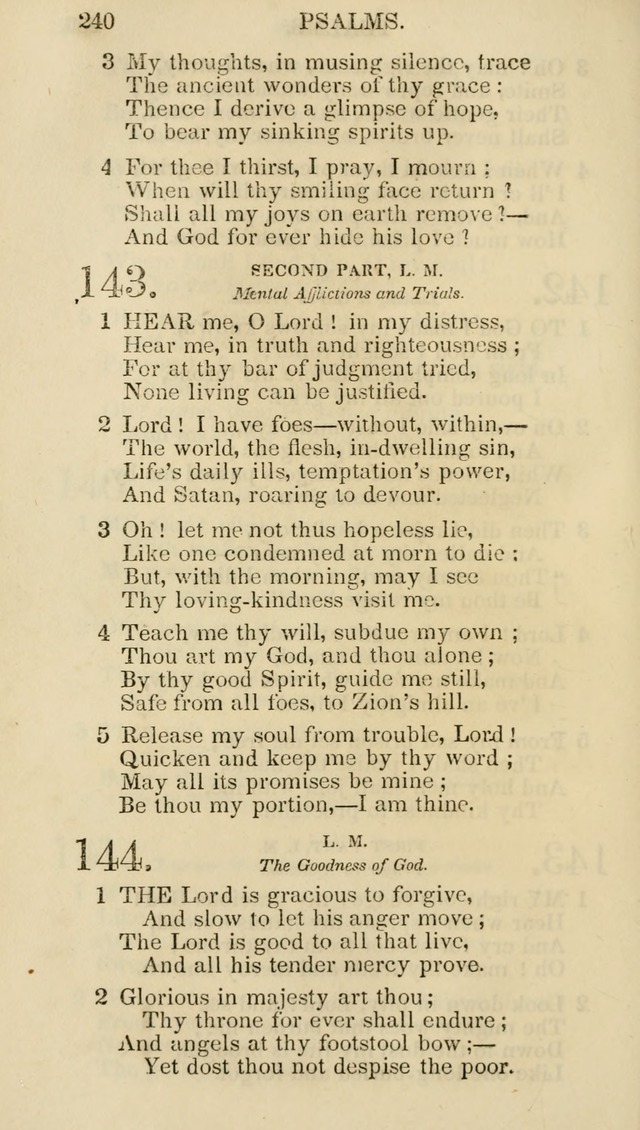 Church Psalmist: or psalms and hymns for the public, social and private use of evangelical Christians (5th ed.) page 242