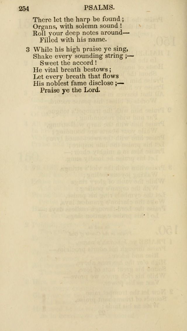 Church Psalmist: or psalms and hymns for the public, social and private use of evangelical Christians (5th ed.) page 256