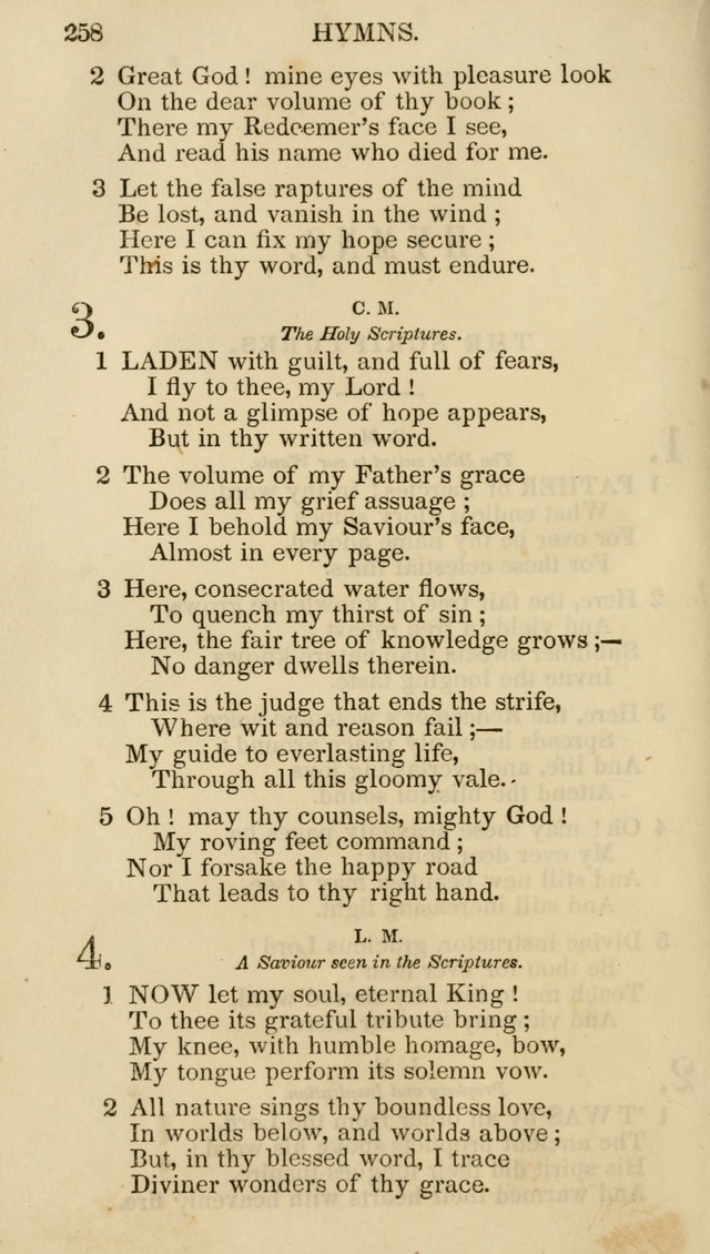 Church Psalmist: or psalms and hymns for the public, social and private use of evangelical Christians (5th ed.) page 260