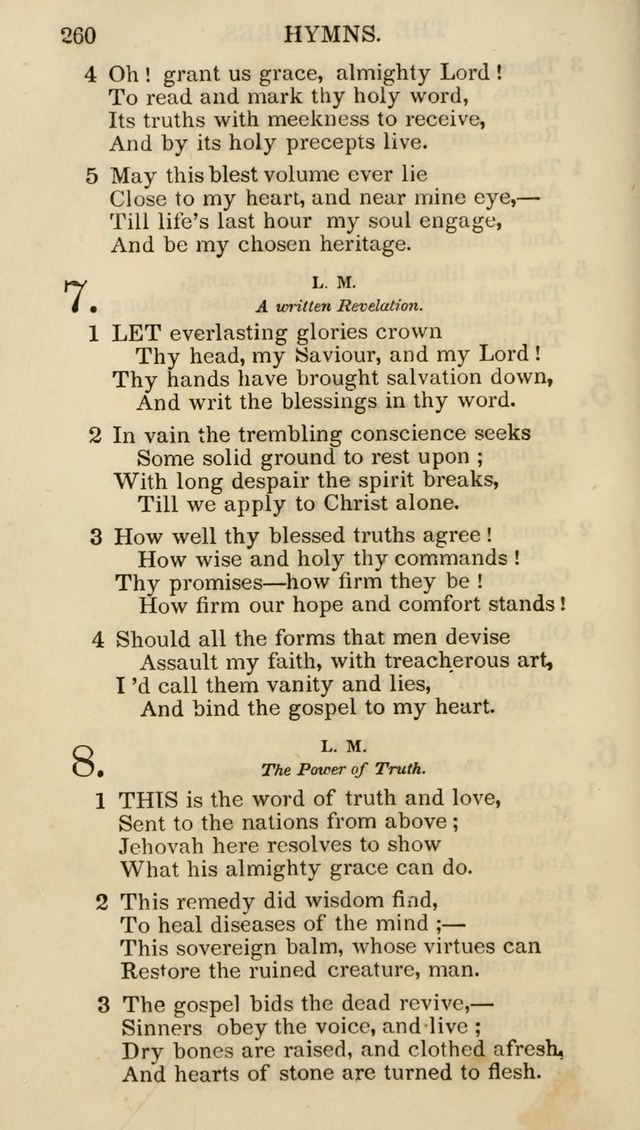 Church Psalmist: or psalms and hymns for the public, social and private use of evangelical Christians (5th ed.) page 262