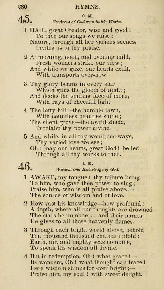 Church Psalmist: or psalms and hymns for the public, social and private use of evangelical Christians (5th ed.) page 282