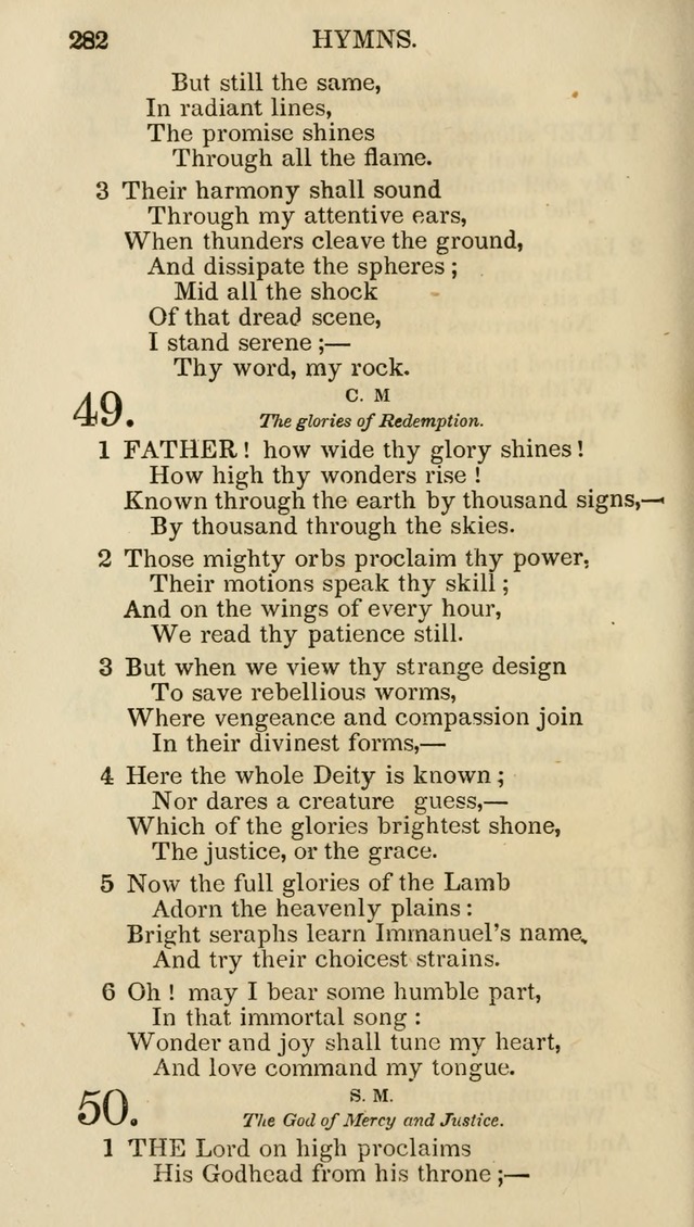 Church Psalmist: or psalms and hymns for the public, social and private use of evangelical Christians (5th ed.) page 284