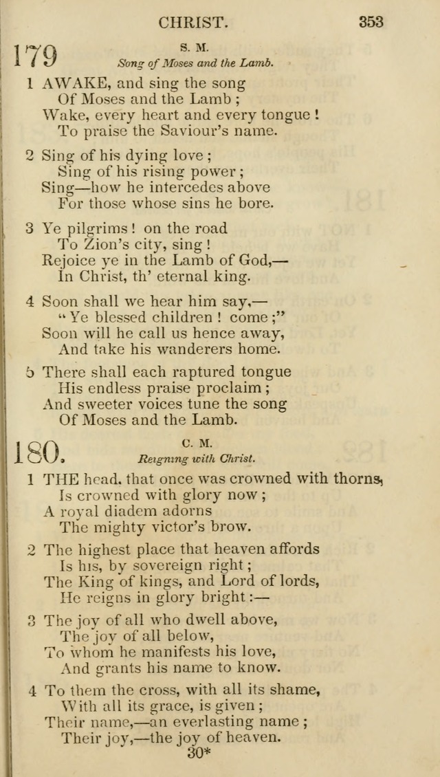 Church Psalmist: or psalms and hymns for the public, social and private use of evangelical Christians (5th ed.) page 355