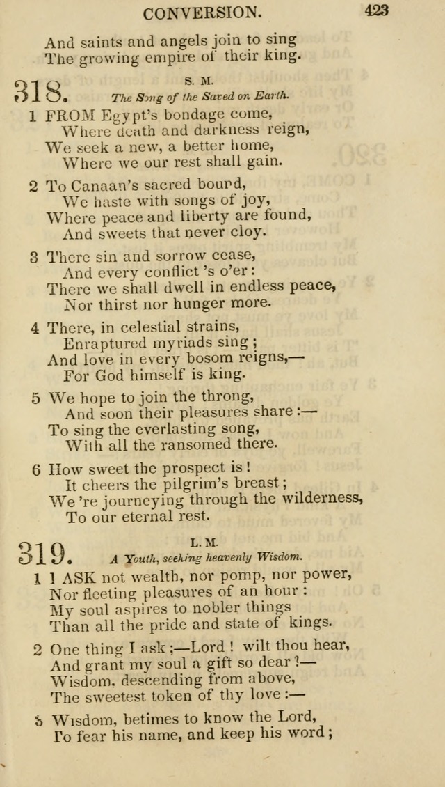 Church Psalmist: or psalms and hymns for the public, social and private use of evangelical Christians (5th ed.) page 425