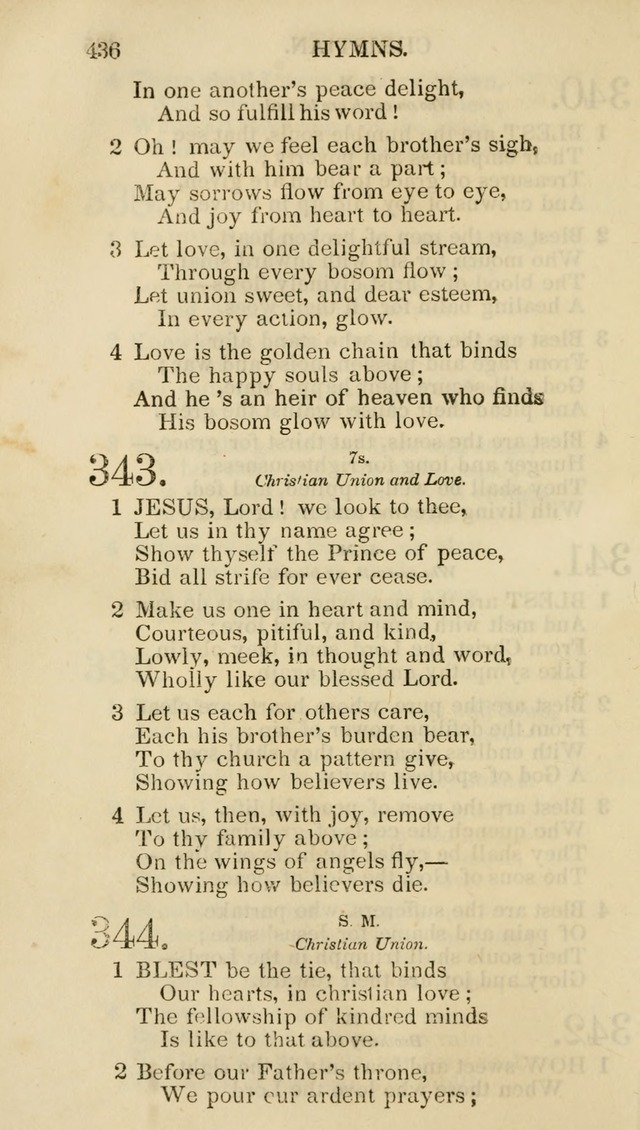 Church Psalmist: or psalms and hymns for the public, social and private use of evangelical Christians (5th ed.) page 438