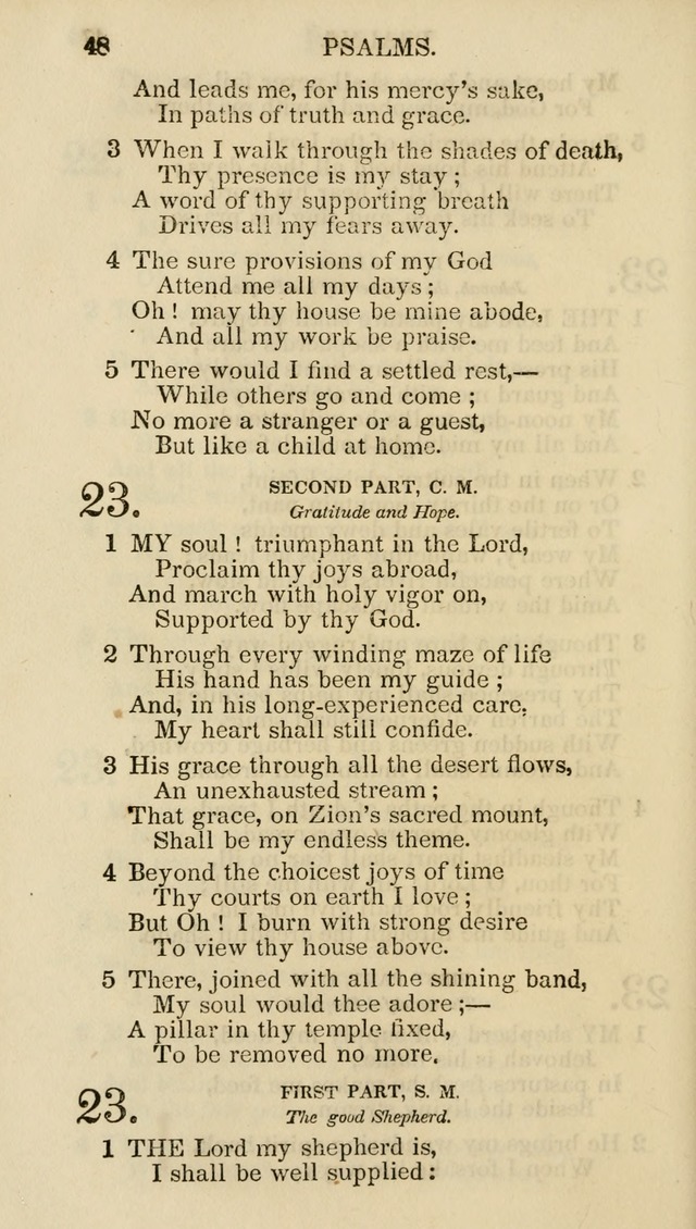 Church Psalmist: or psalms and hymns for the public, social and private use of evangelical Christians (5th ed.) page 50