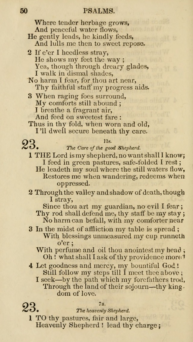 Church Psalmist: or psalms and hymns for the public, social and private use of evangelical Christians (5th ed.) page 52