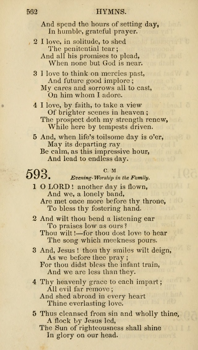 Church Psalmist: or psalms and hymns for the public, social and private use of evangelical Christians (5th ed.) page 564
