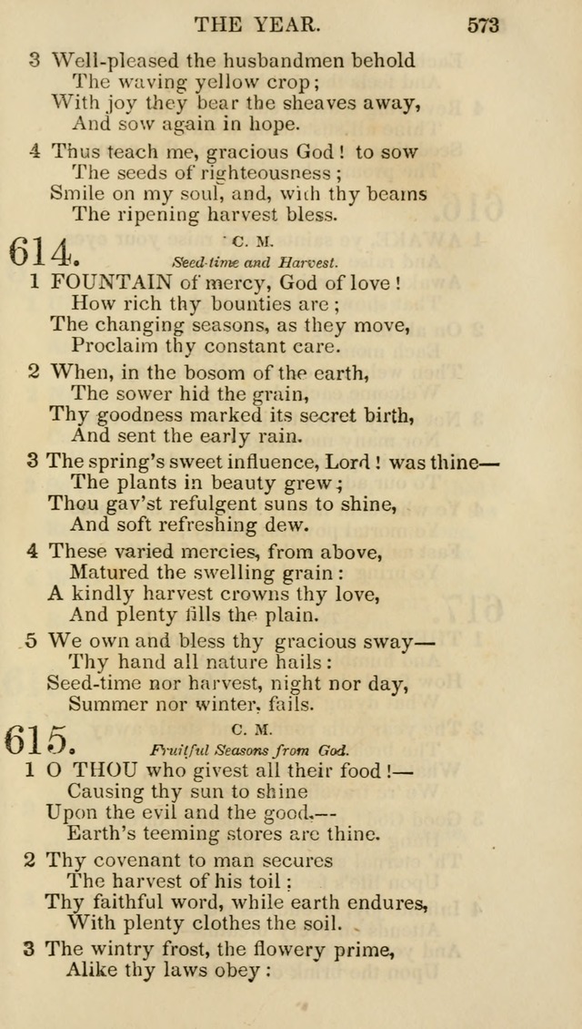 Church Psalmist: or psalms and hymns for the public, social and private use of evangelical Christians (5th ed.) page 575