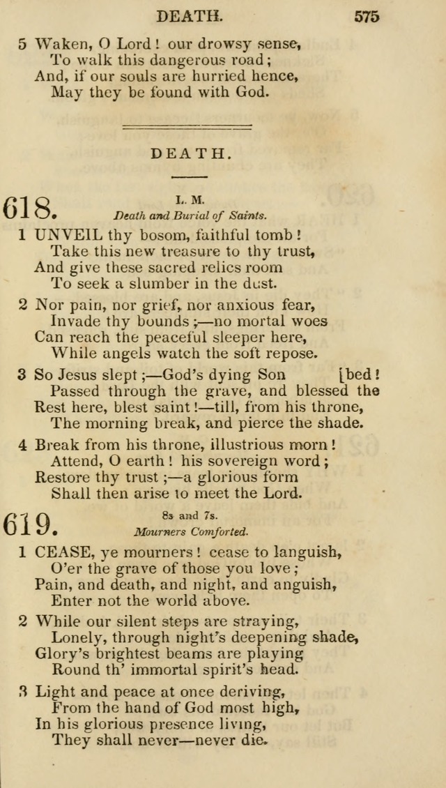 Church Psalmist: or psalms and hymns for the public, social and private use of evangelical Christians (5th ed.) page 577