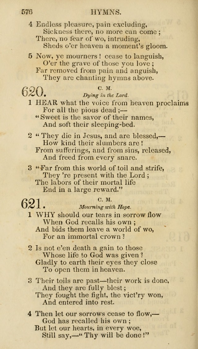 Church Psalmist: or psalms and hymns for the public, social and private use of evangelical Christians (5th ed.) page 578