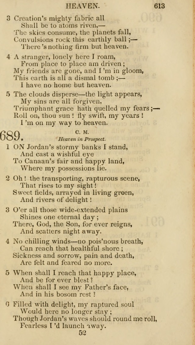 Church Psalmist: or psalms and hymns for the public, social and private use of evangelical Christians (5th ed.) page 615