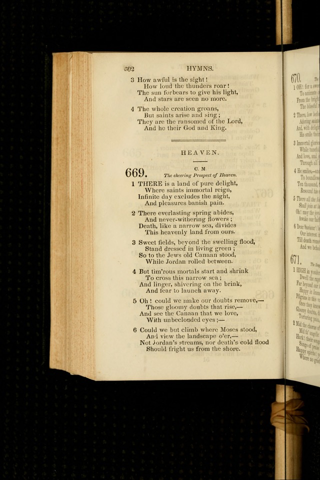 Church Psalmist: or psalms and hymns for the public, social and private use of evangelical Christians (5th ed.) page 620