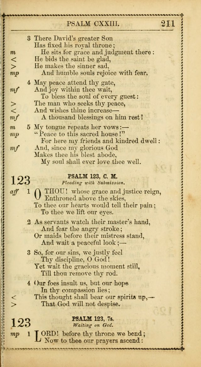 Church Psalmist: or, psalms and hymns, for the public, social and private use of Evangelical Christians. With Supplement. (53rd ed.) page 210