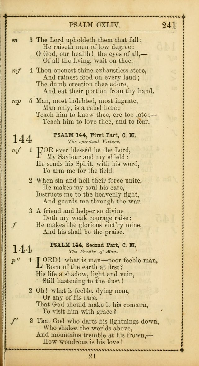 Church Psalmist: or, psalms and hymns, for the public, social and private use of Evangelical Christians. With Supplement. (53rd ed.) page 240