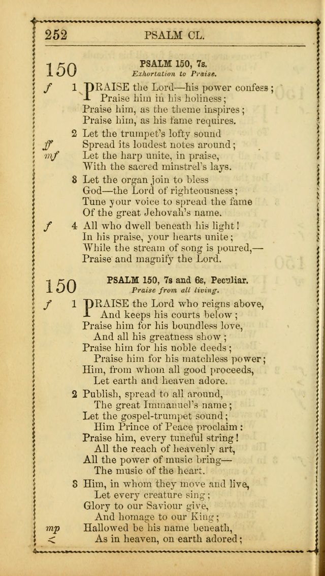 Church Psalmist: or, psalms and hymns, for the public, social and private use of Evangelical Christians. With Supplement. (53rd ed.) page 251