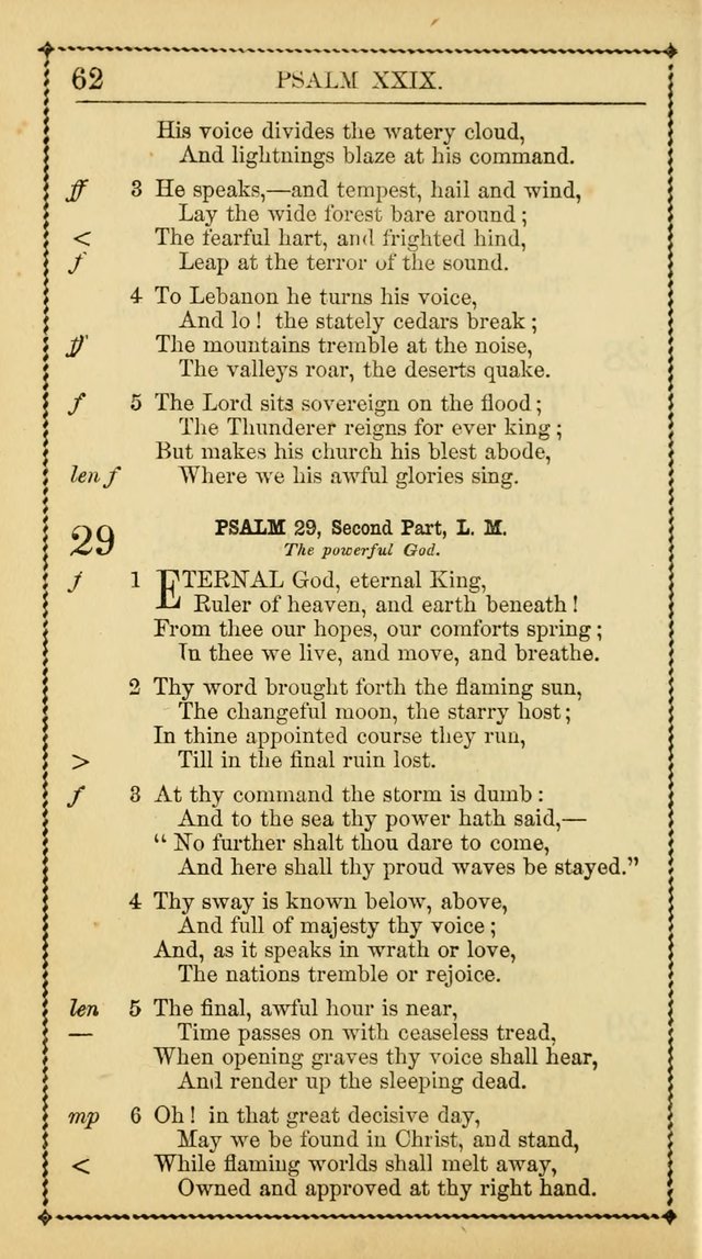 Church Psalmist: or, psalms and hymns, for the public, social and private use of Evangelical Christians. With Supplement. (53rd ed.) page 61