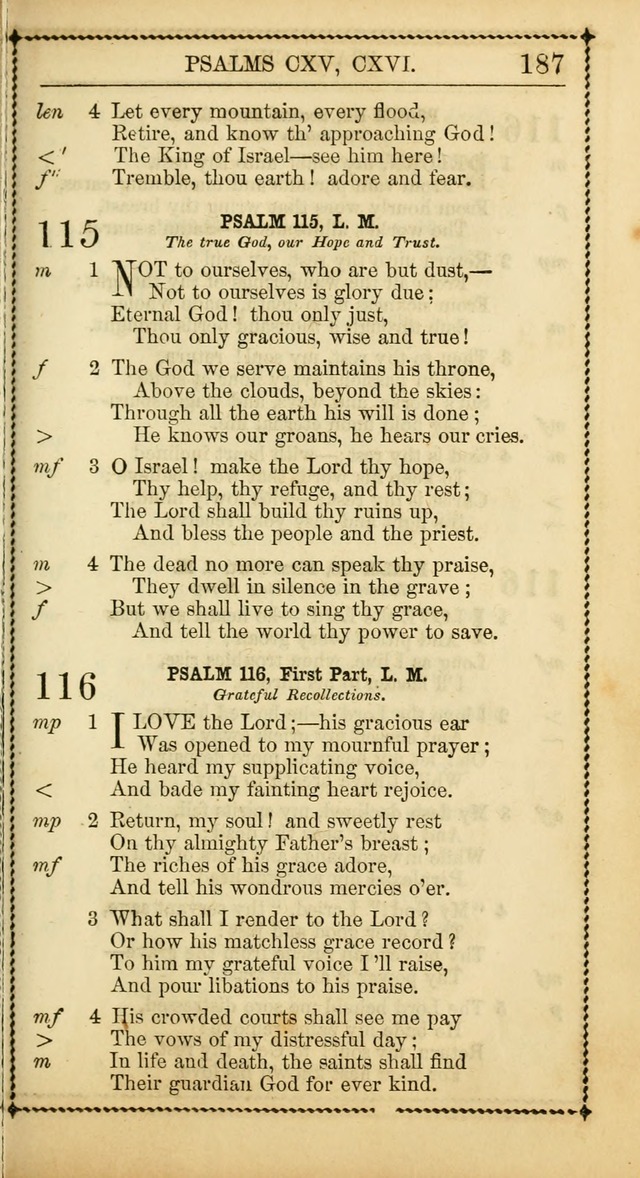 Church Psalmist: or Psalms and Hymns Designed for the Public, Social, and  Private Use of Evangelical Christians ... with Supplement.  53rd ed. page 190