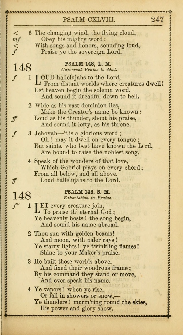 Church Psalmist: or Psalms and Hymns Designed for the Public, Social, and  Private Use of Evangelical Christians ... with Supplement.  53rd ed. page 250