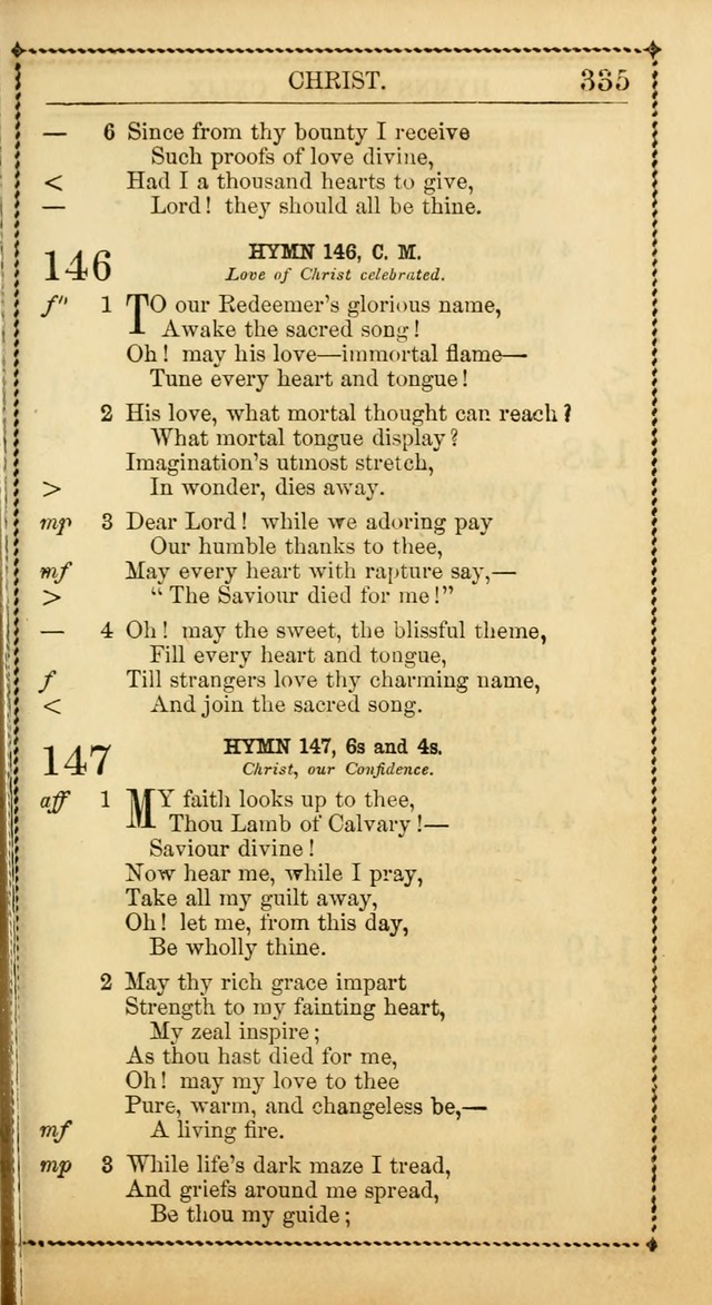 Church Psalmist: or Psalms and Hymns Designed for the Public, Social, and  Private Use of Evangelical Christians ... with Supplement.  53rd ed. page 338