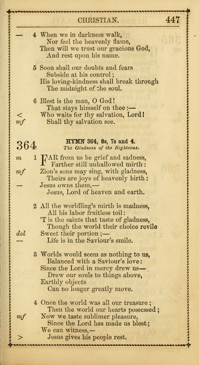 Church Psalmist: or Psalms and Hymns Designed for the Public, Social, and  Private Use of Evangelical Christians ... with Supplement.  53rd ed. page 450