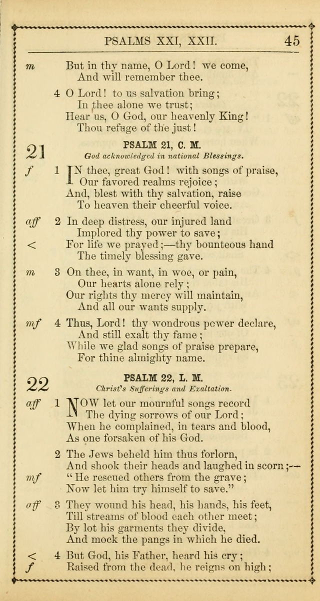 Church Psalmist: or Psalms and Hymns Designed for the Public, Social, and  Private Use of Evangelical Christians ... with Supplement.  53rd ed. page 48