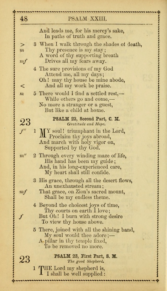 Church Psalmist: or Psalms and Hymns Designed for the Public, Social, and  Private Use of Evangelical Christians ... with Supplement.  53rd ed. page 51