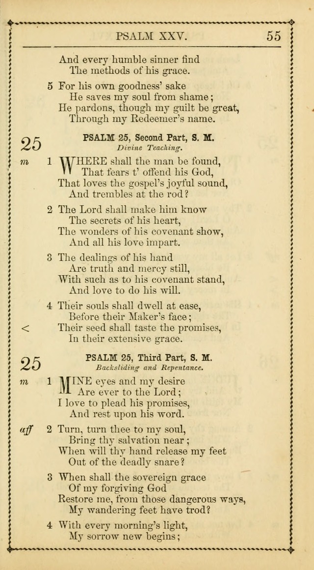 Church Psalmist: or Psalms and Hymns Designed for the Public, Social, and  Private Use of Evangelical Christians ... with Supplement.  53rd ed. page 58